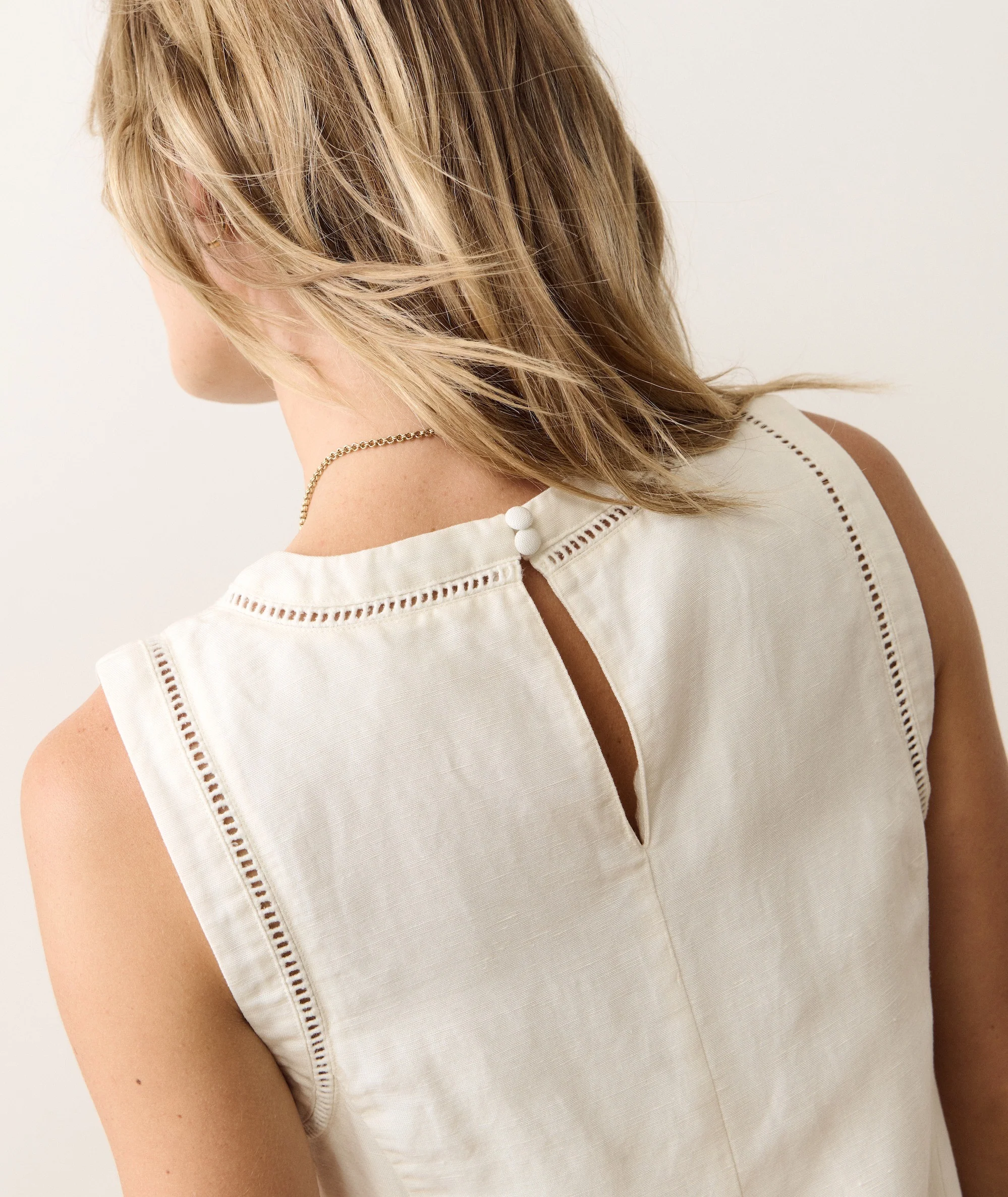 Cora Linen Mini Dress - Image 3