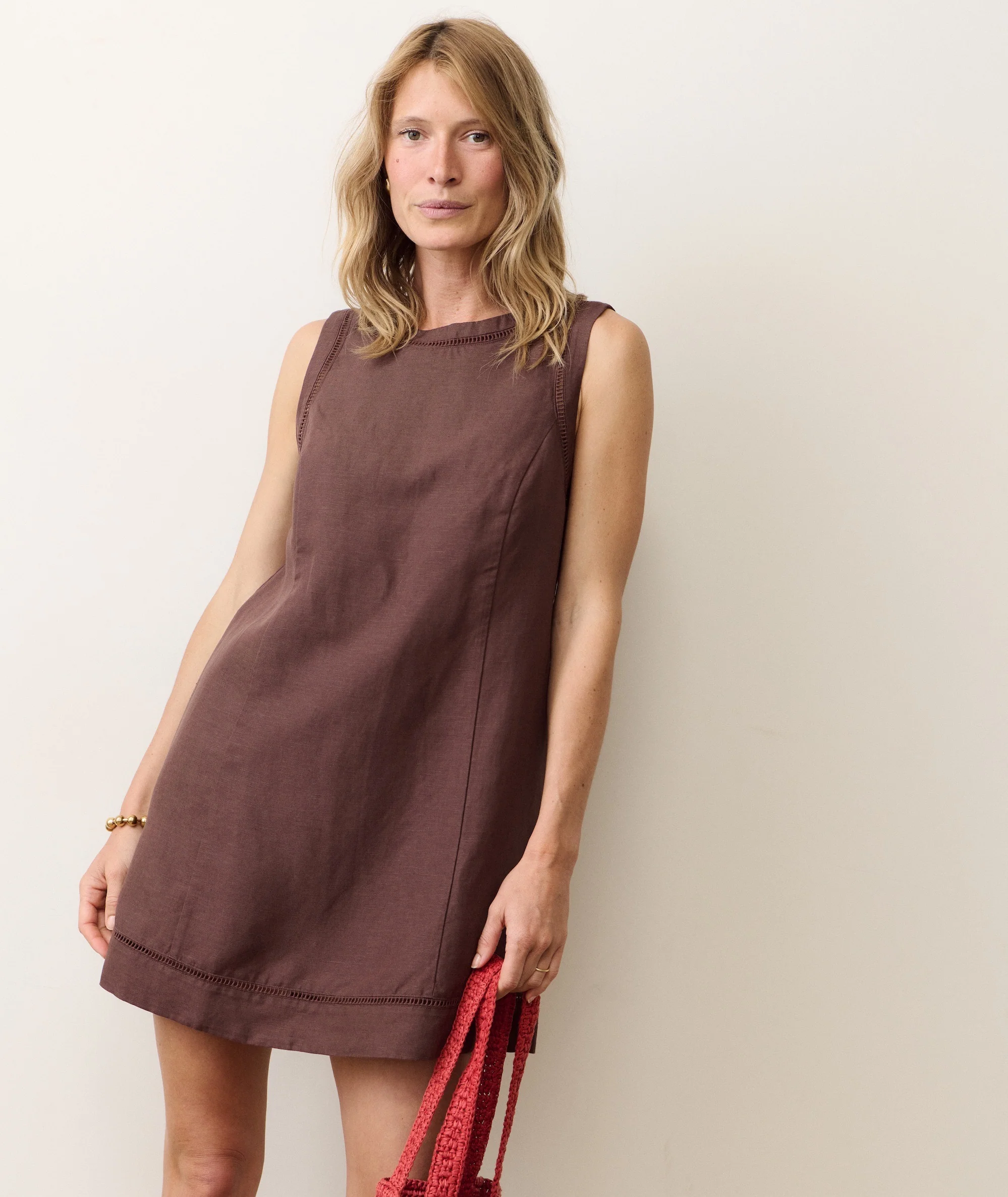 Cora Linen Mini Dress - Image 5