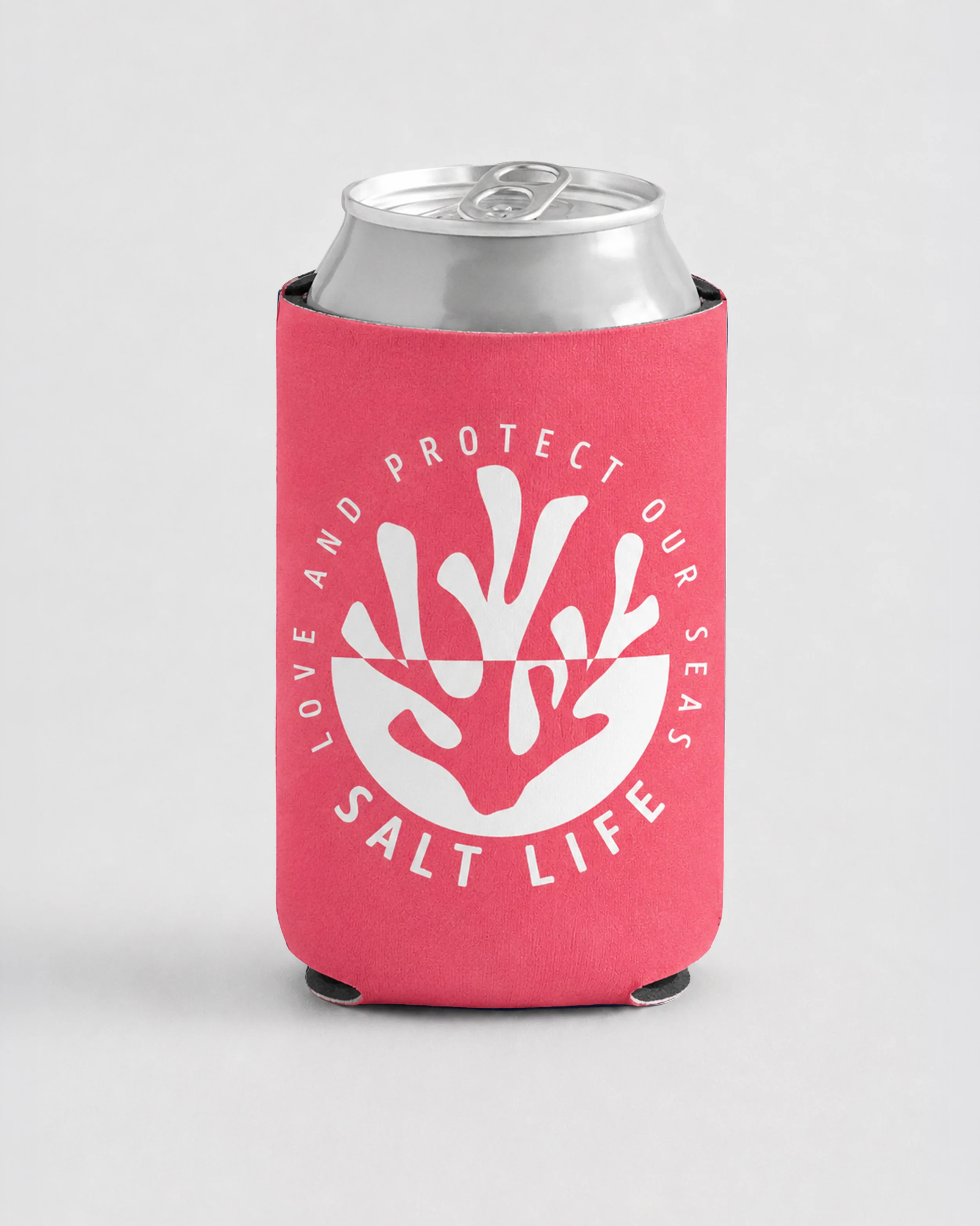 Coral Love Can Holder