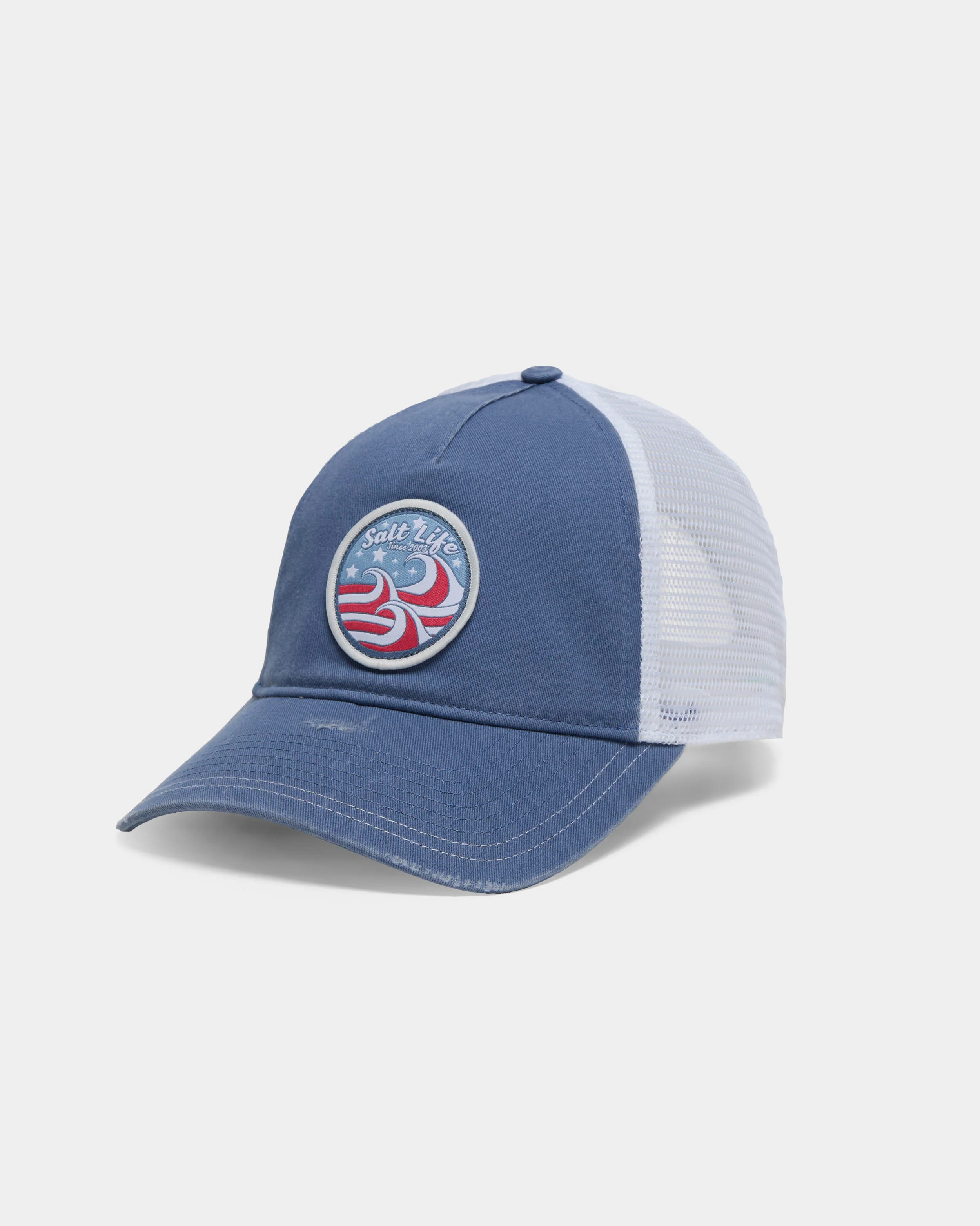 Red White and Wave Hat