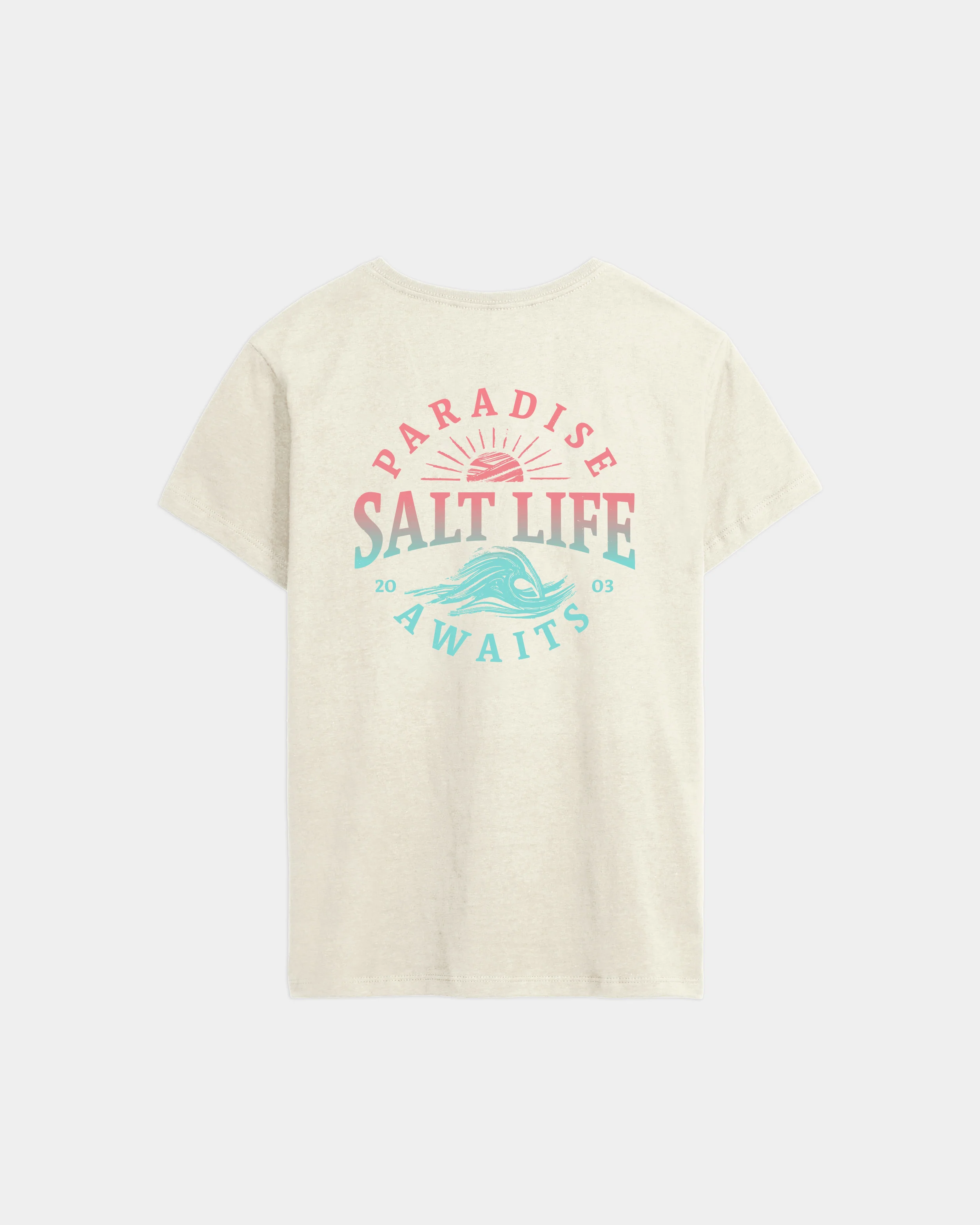 Women's Awaiting Paradise Salt Wash Tee