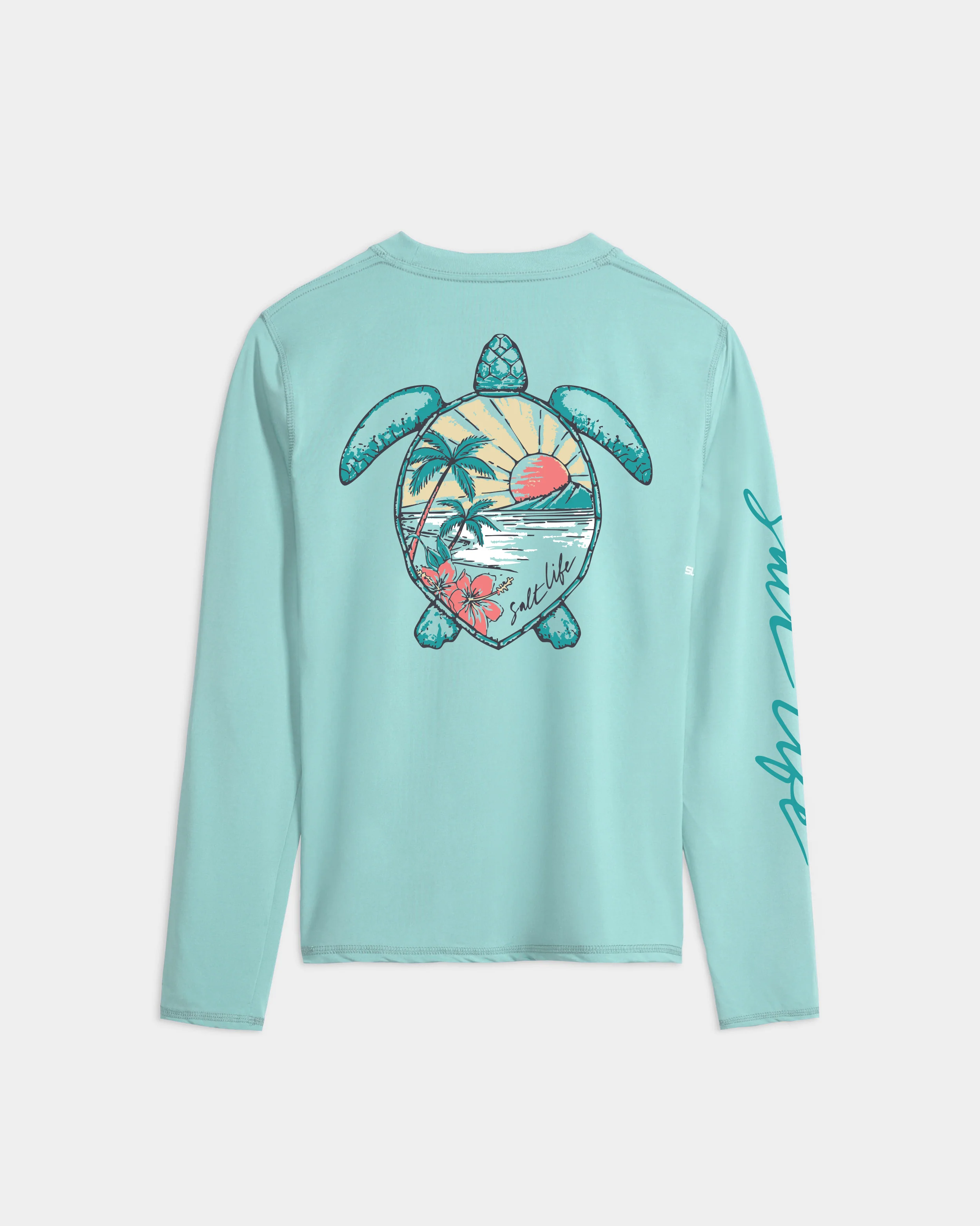 Women's Sunset Turtle Performance Long Sleeve