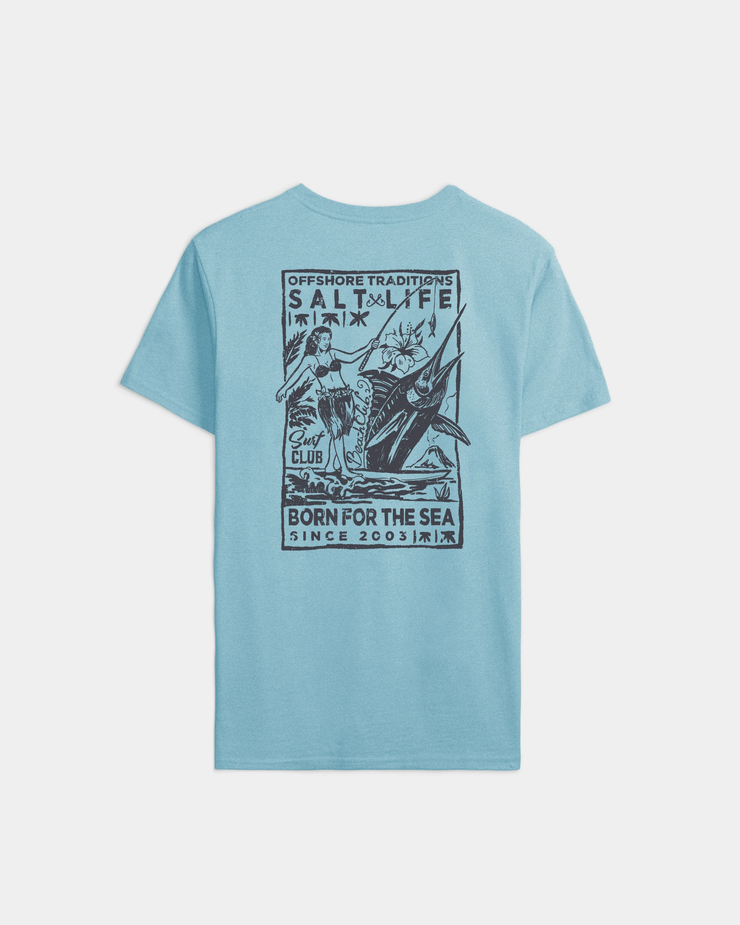 Men's Hula Catch 30's Pocket Tee