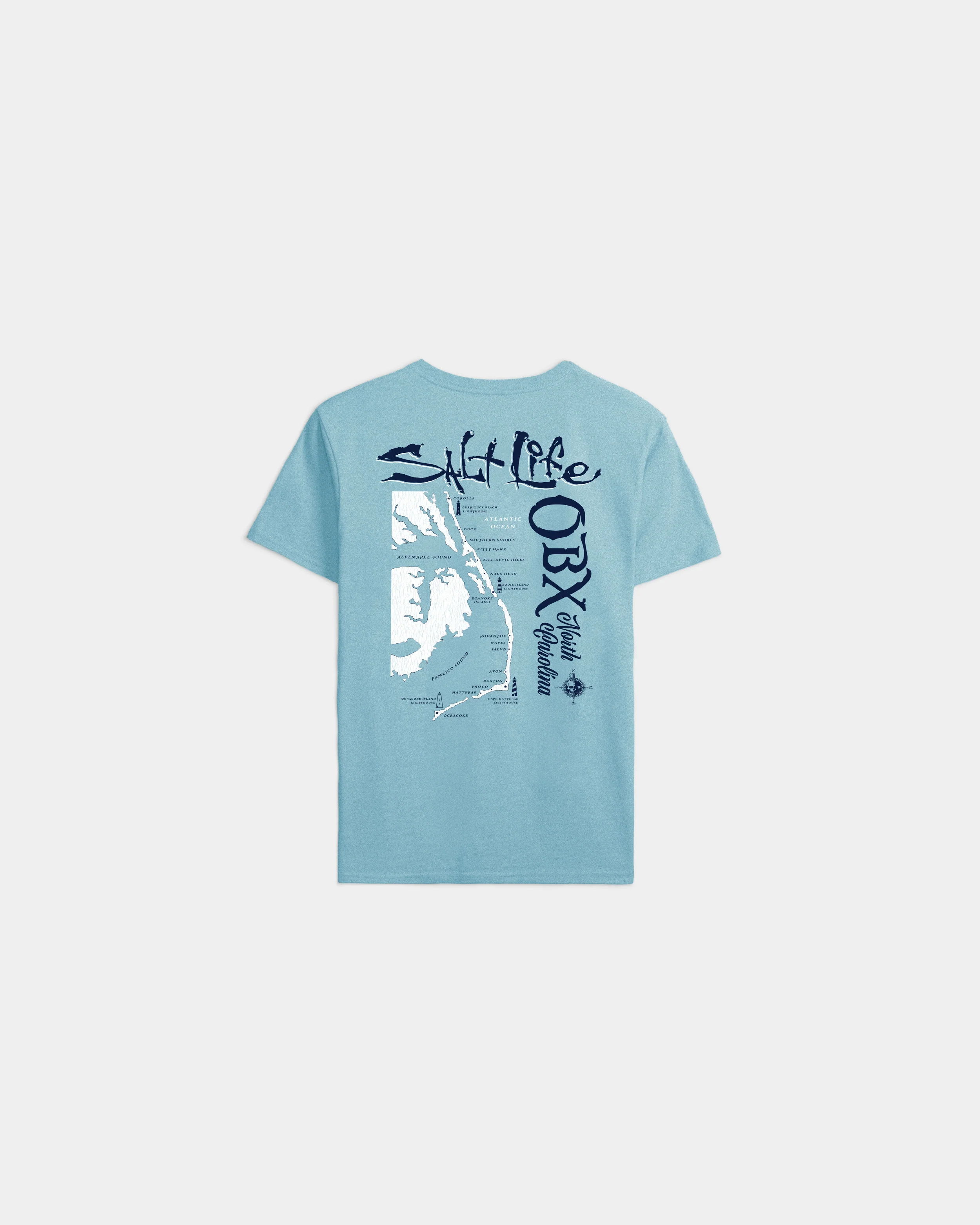 Youth OBX Map Short Sleeve Tee